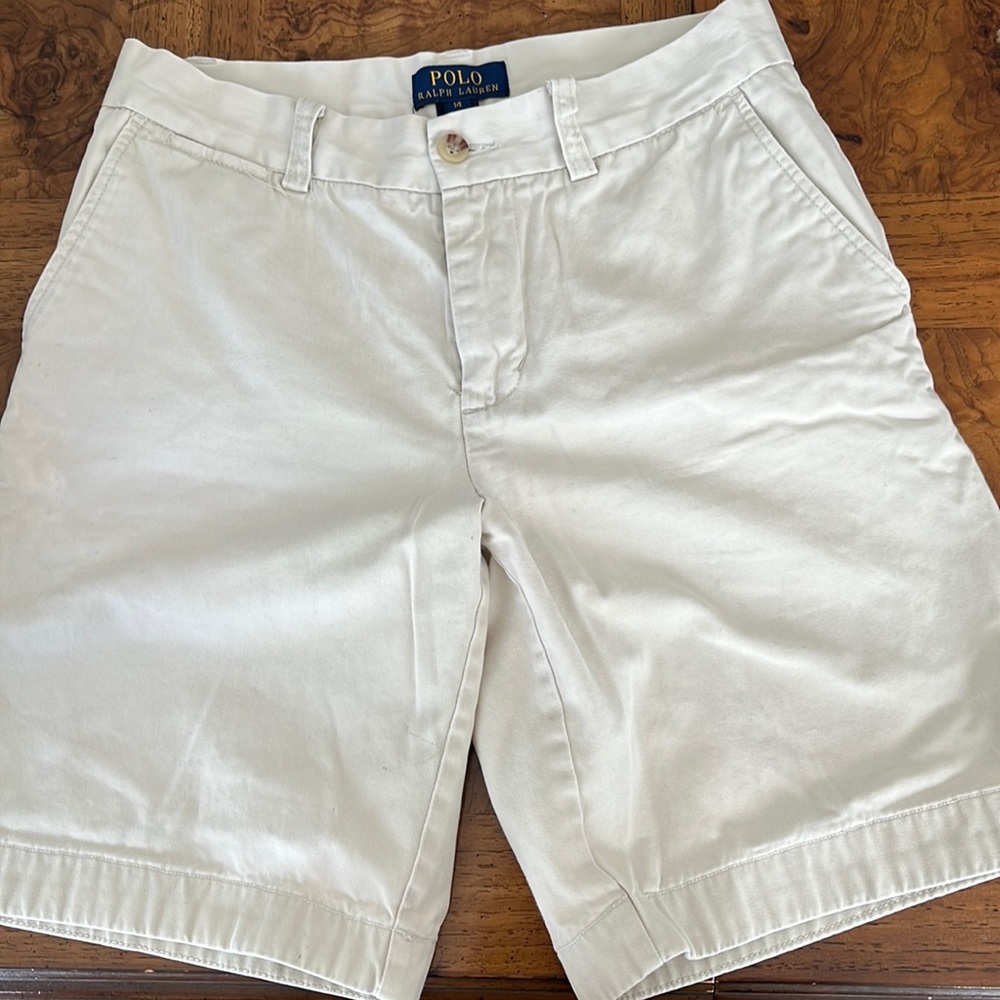 Polo Ralph Lerann khaki shorts